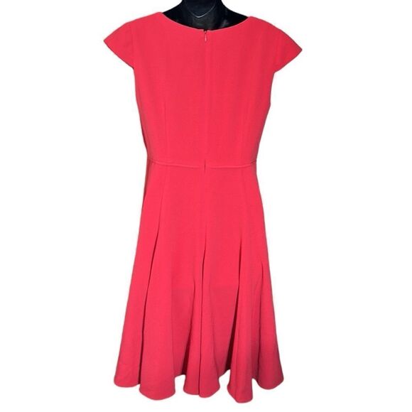 Gal meets glam Regina dress cherry red cap sleeve 6 petite - Picture 7 of 10